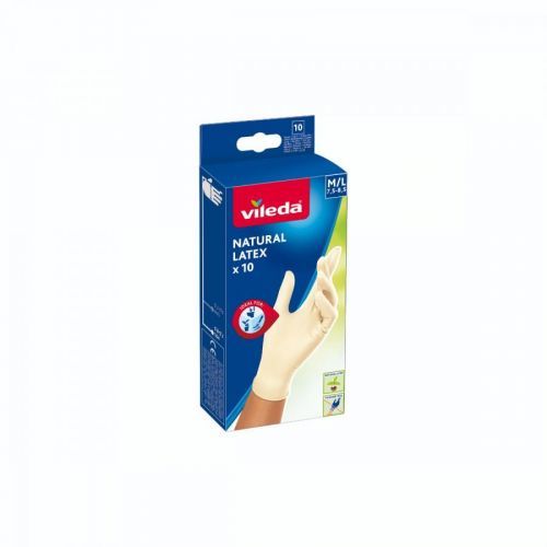 Vileda Natural Latex rukavice M/L 10ks