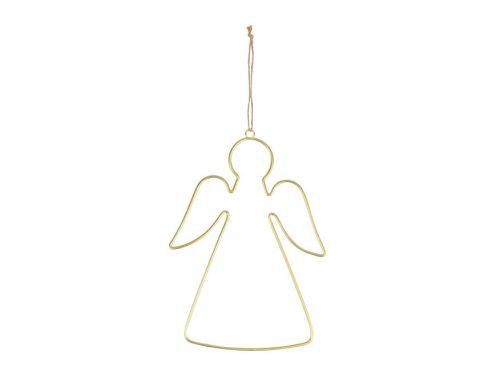 MFP 8886236 Anděl kovový závěs 29cm