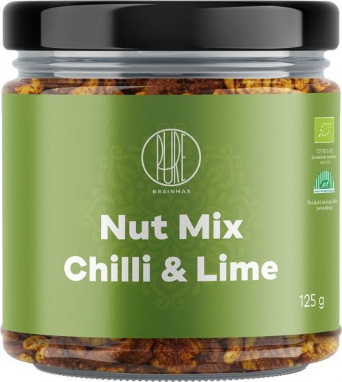 BrainMax Pure Nut Mix - Chilli & Lime, BIO, 125 g