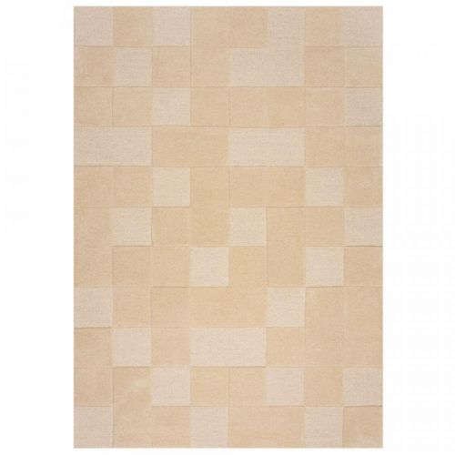 Flair Rugs koberce Kusový koberec Moderno Checkerboard Natural - 120x170 cm Béžová