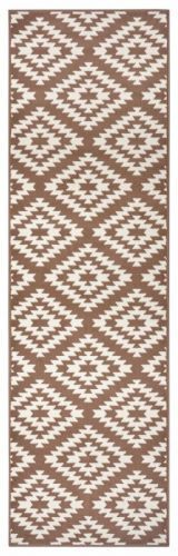 Hanse Home Collection koberce Běhoun Basic 105469 Taupe - 80x300 cm Hnědá