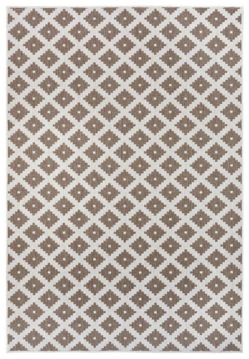 NORTHRUGS - Hanse Home koberce Kusový koberec Twin-Wendeteppiche 105465 Linen - 80x350 cm Bílá