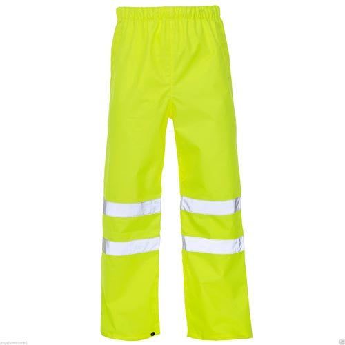 Hi-Vis Pánské voděodolné pracovní kalhoty Emilir žlutá 2XL