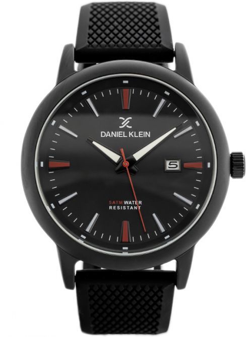 Daniel Klein Pánské analogové hodinky s ukazatelem datumu a krabičkou Aunrin černá
