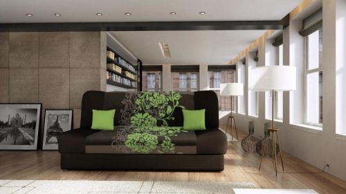 Falco Pohovka Jasmín - zelený květ