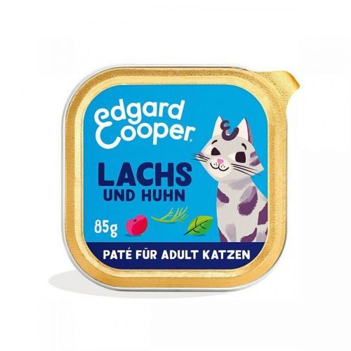 Edgard & Cooper Paté losos s certifikátem MSC a kuře z volného chovu 16 × 85 g