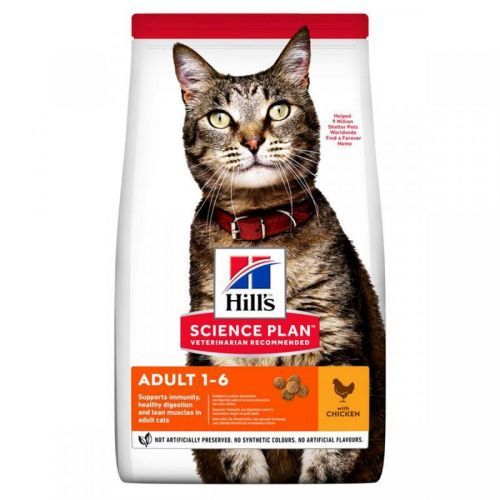 Hill's Science Plan Adult krmivo pro kočky, kuře 3 kg