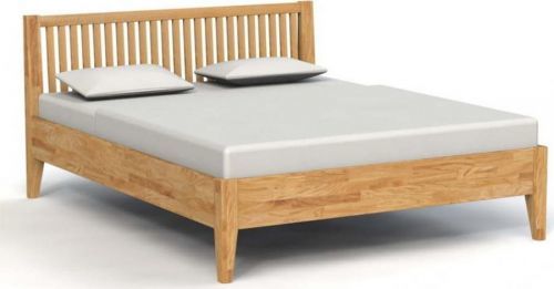 Dvoulůžková postel z dubového dřeva 140x200 cm Odys - The Beds