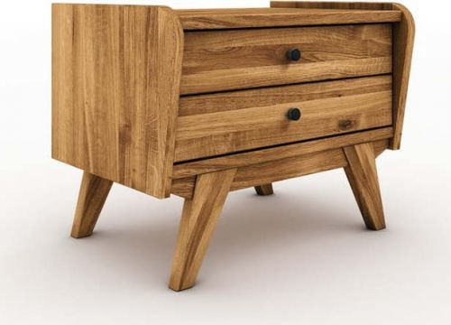 Noční stolek z dubového dřeva Retro 1 - The Beds