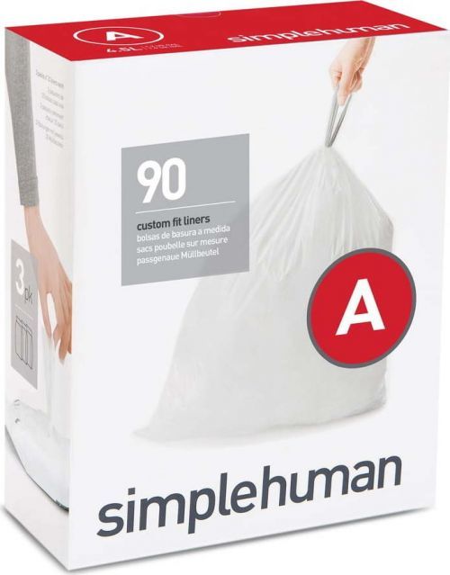 Pytle na odpadky 90 ks 4.5 l A - simplehuman