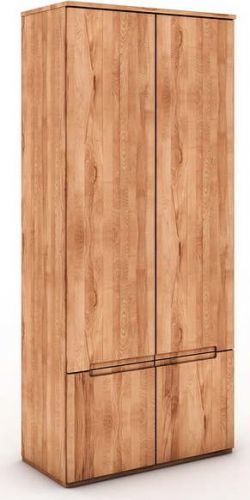 Šatní skříň z bukového dřeva 90x206 cm Vento 2 - The Beds