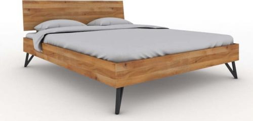 Dvoulůžková postel z dubového dřeva 200x200 cm Golo 2 - The Beds