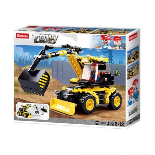 Stavebnice Sluban Town Kolové rýpadlo M38-B0805