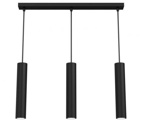 Lustr na lanku RAITO 3xGU10/8W/230V černá