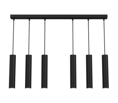 Lustr na lanku RAITO 6xGU10/8W/230V černá