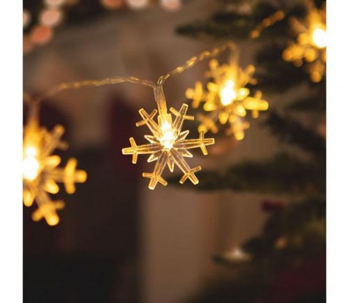 LED Vánoční řetěz 20xLED/2xAA 2,3m teplá bílá