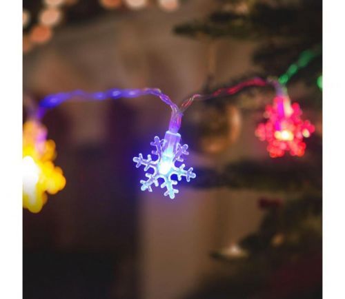 LED Vánoční řetěz 20xLED/3xAA 2,3m multicolor