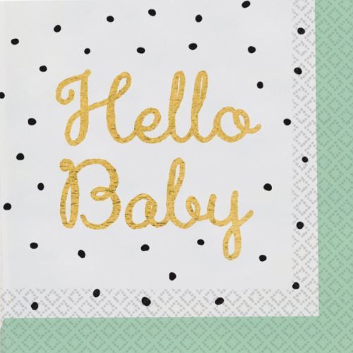 Ubrousky papírové Hello Baby 33 x 33 cm 16 ks