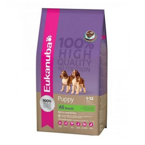 Eukanuba Dog Puppy & Junior Lamb & Rice 2,5 kg