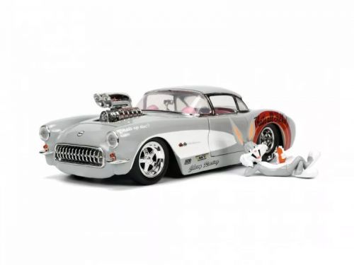 Jada Toys | Looney Tunes - Diecast Model 1/24 1967 Chevrolet Corvette s figurkou Bugs Bunny