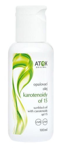 Opalovací olej Karotenoidy OF15 Atok