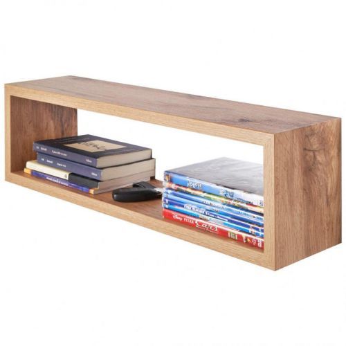 Xora NÁSTĚNNÝ REGÁL, divoký dub, 59/17/14,5 cm