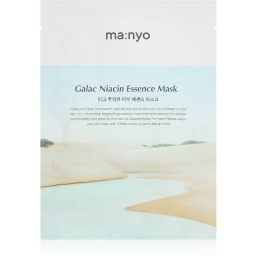 ma:nyo Galac Niacin Essence rozjasňující plátýnková maska s hydratačním účinkem 30 g