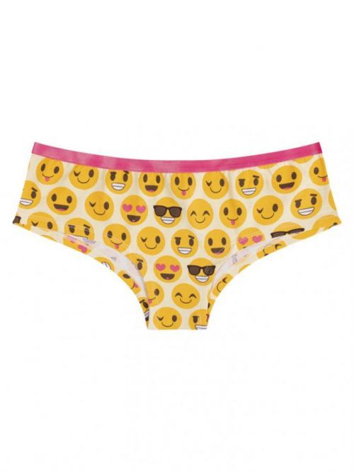 Veselé dámské kalhotky Dedoles Smajlíci (D-W-UN-HB-C-C-085) L
