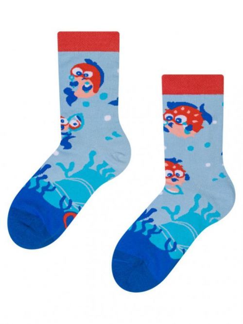 Veselé dětské ponožky Dedoles Vtipný čtverzubec (D-K-SC-RS-C-C-243) 23/26