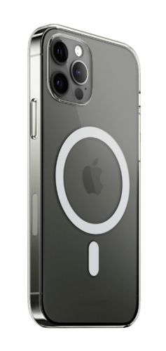 Kryt TopQ Clear Magnetic iPhone 12 Pro pevný průhledný 85503