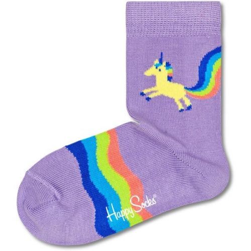 HAPPY SOCKS RAINBOW TAIL Dětské ponožky, fialová, velikost 28-31