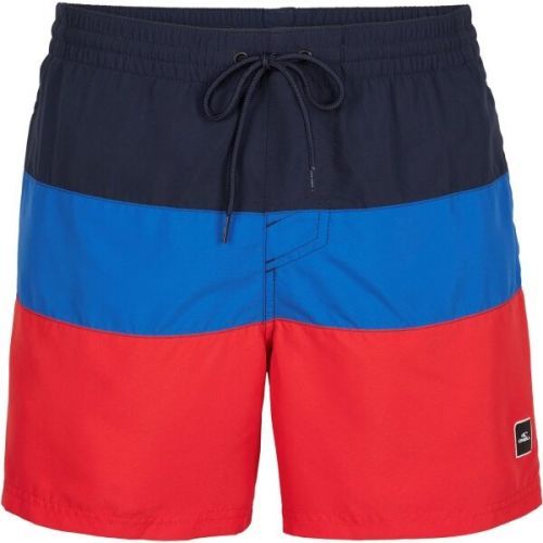 O'Neill FRAME BLOCK SHORTS Pánské šortky do vody, červená, velikost S