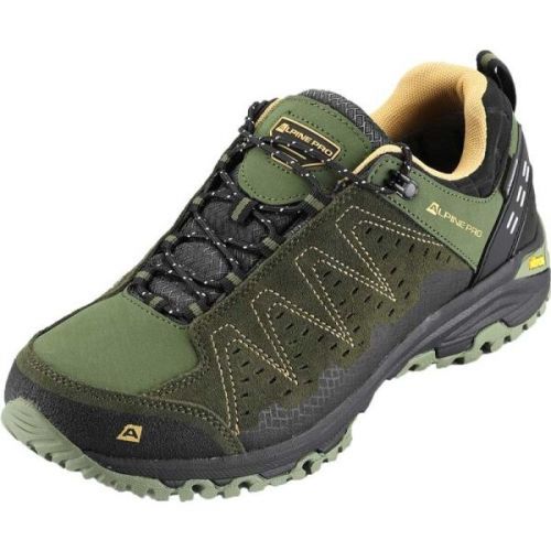 ALPINE PRO CORMEN Pánská outdoorová obuv, khaki, velikost 47