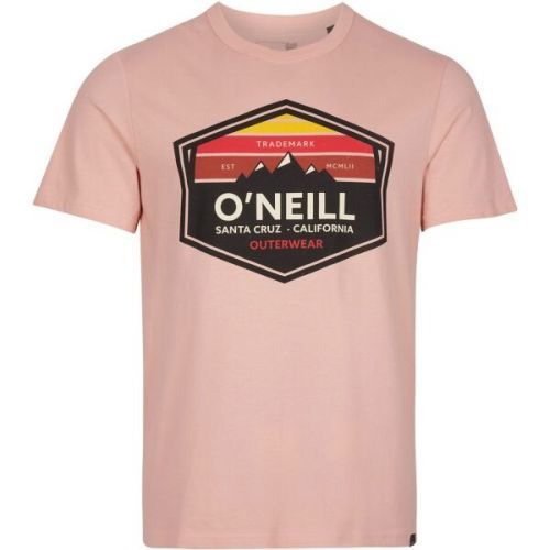 O'Neill MTN HORIZON T-SHIRT Pánské tričko, růžová, velikost XS