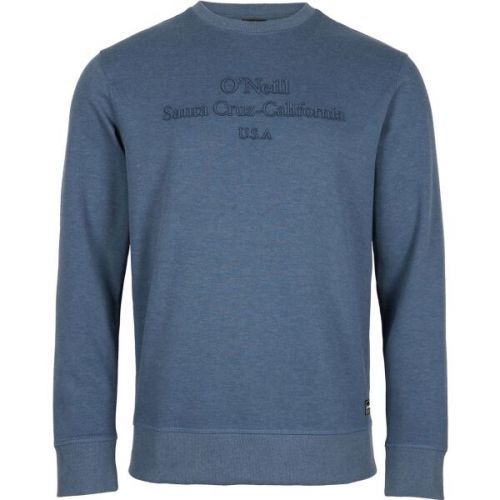 O'Neill PIQUE CREW SWEATSHIRT Pánská mikina, modrá, velikost XS