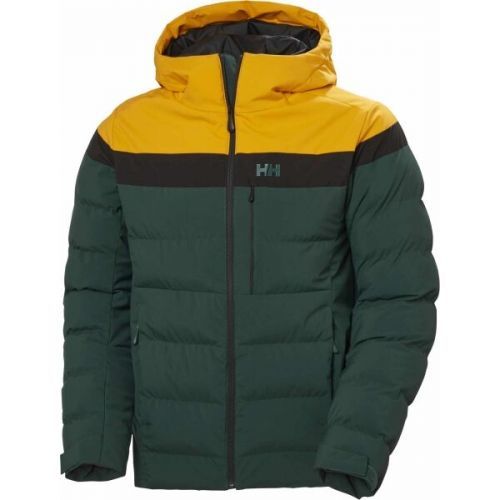 Helly Hansen BOSSANOVA PUFFY JACKET Pánská lyžařská bunda, tmavě zelená, velikost XXL