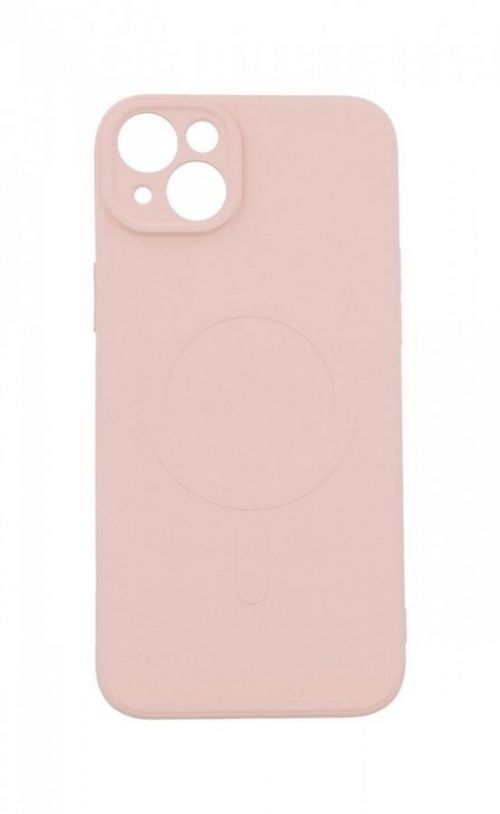 Kryt TopQ iPhone 14 Plus s MagSafe světle růžový 85051