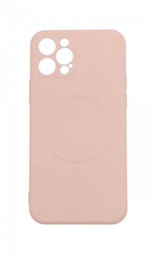 Kryt TopQ iPhone 12 Pro s MagSafe světle ružový 85009