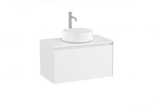 Koupelnová skříňka pod umyvadlo Roca Ona 79,4x44,3x45,7 cm bílá mat ONADESK801ZBM