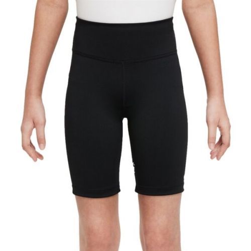 Nike NK DF ONE BIKE SHORT Dívčí šortky, černá, velikost S