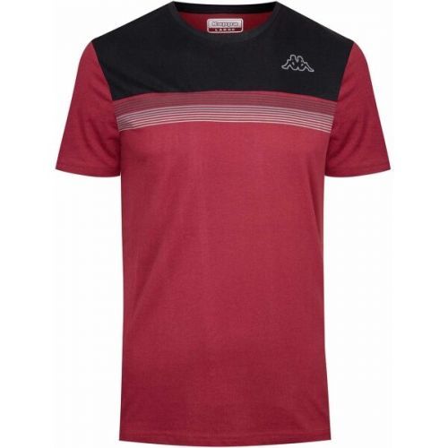 Kappa LOGO DINAMO Pánské triko, vínová, velikost XXL