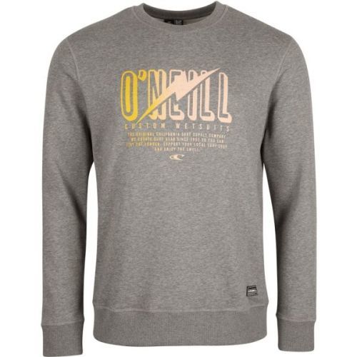 O'Neill STORM CREW SWEATSHIRT Pánská mikina, šedá, velikost XL