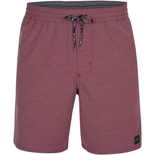 O'Neill ALL DAY SOLID HYBRID SHORTS Pánské šortky, červená, velikost M