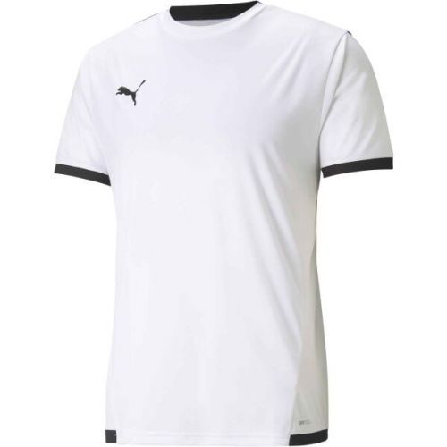 Puma TEAM LIGA JERSEY Pánské fotbalové triko, bílá, velikost M