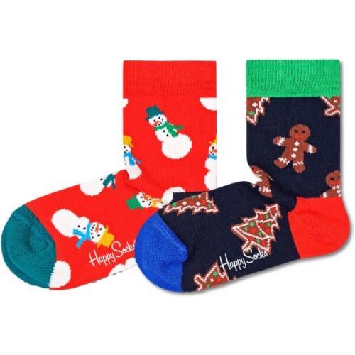 HAPPY SOCKS HOLIDAY GIFT SET 2P Dětské ponožky, mix, velikost 24-26