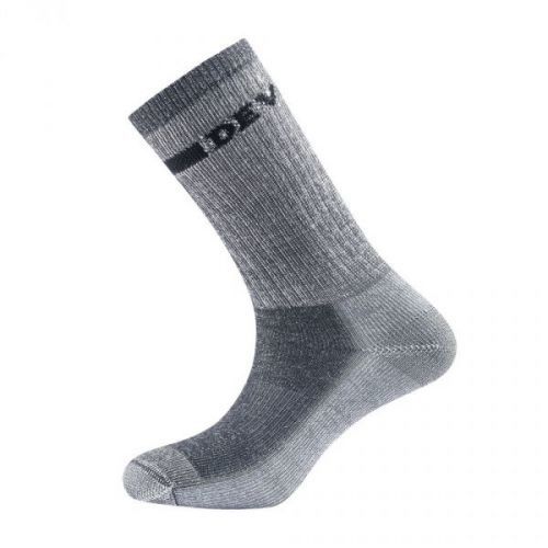 Devold OUTDOOR MEDIUM SOCK Pánské sportovní ponožky, šedá, velikost 38-40