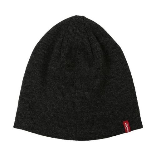 Levi's OTIS BEANIE Pánská zimní čepice, tmavě šedá, velikost L/XL