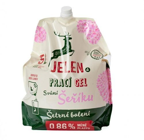 Jelen  prací gel s vůní šeříku 5 l (refill bag)