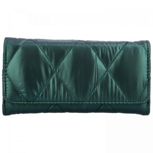 Trendová dámská prošívaná peněženka Eflo, zelená