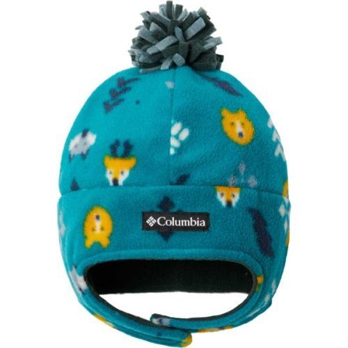 Columbia YOUTH FROSTY TRAIL II EARFLAP BEANIE Dětská zimní čepice, zelená, velikost L/XL
